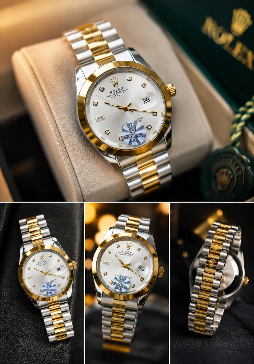 Rolex Luxury Two-Tone Datejust Watch